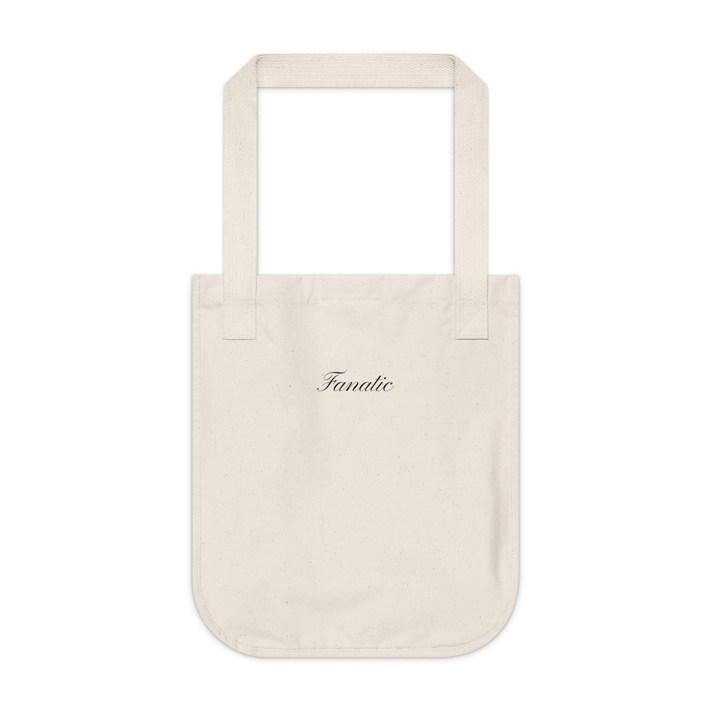 "Fanatic" Organic Canvas Tote Bag