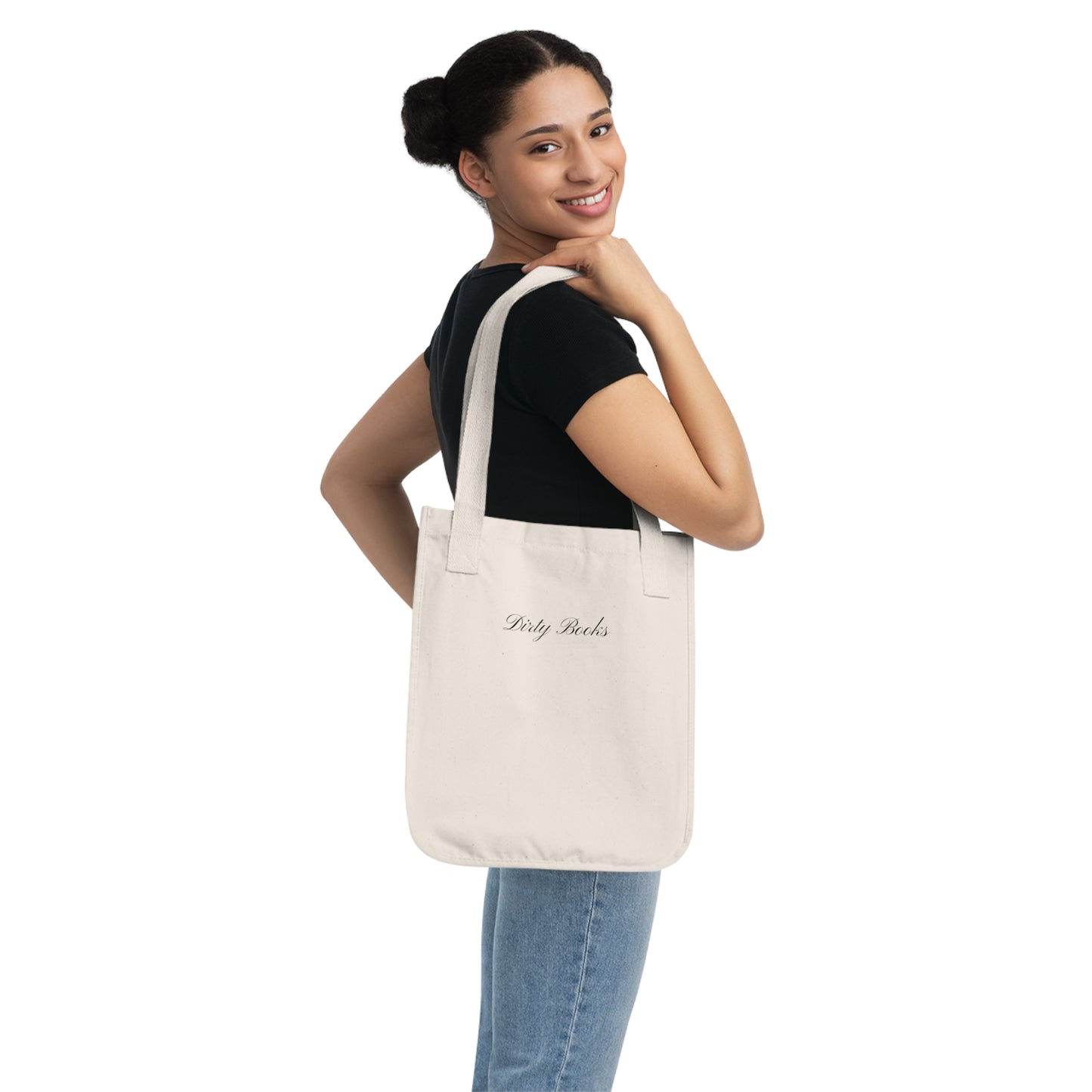 "Dirty Books" Organic Canvas Tote Bag